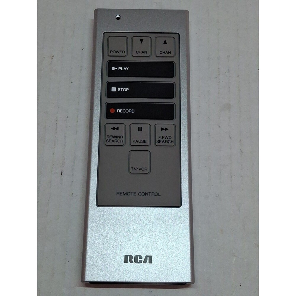 Vintage RCA Remote Control # 719w for VCR - Silver - Made in Japan - tested